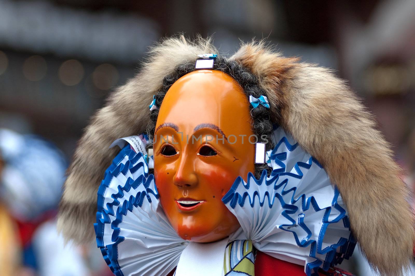 Mask parade at the historical carnival in Freiburg, Germany by Rainman