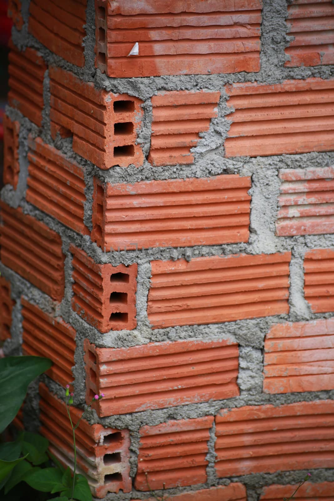 This brick pillar looks so strong but simplicity.