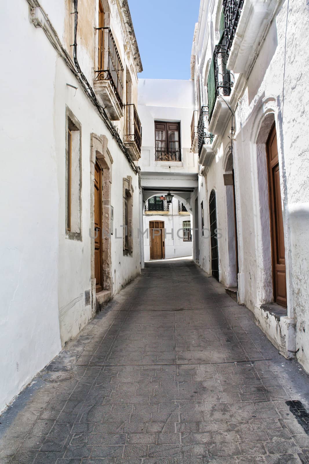 Typical Whitewashed Andalusian Street in Nijar by Brigida_Soriano