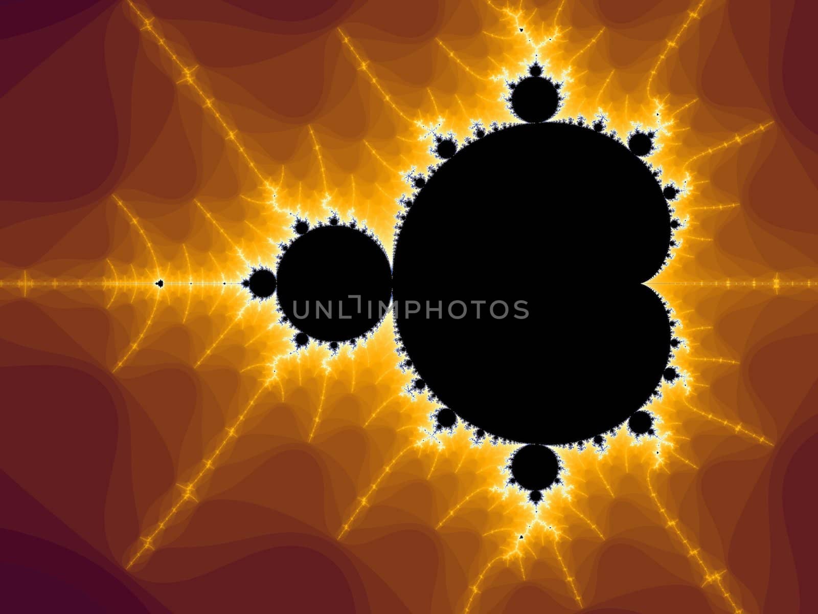Digital computer graphic - rendering. Decorative background with fractal Mandelbrot for design.