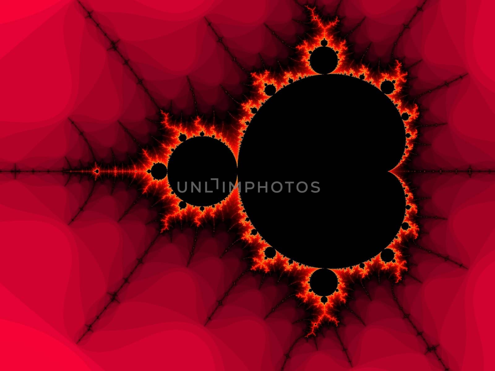 Digital computer graphic - rendering. Decorative background with fractal Mandelbrot for design.