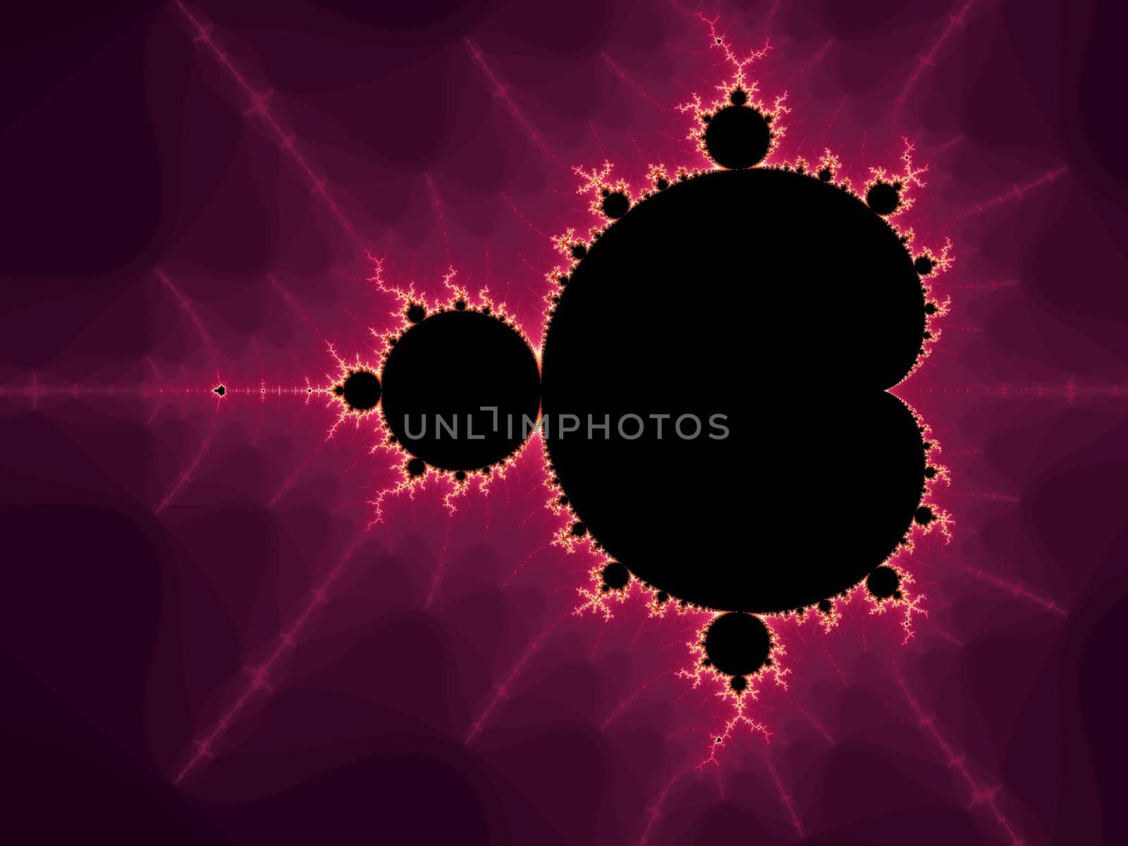Digital computer graphic - rendering. Decorative background with fractal Mandelbrot for design.