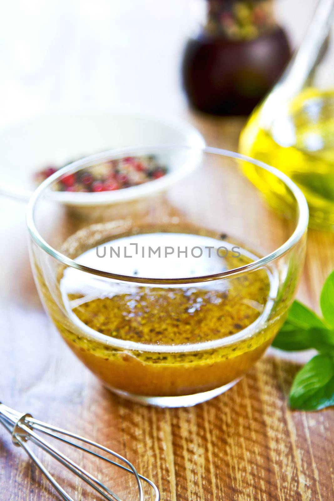 Homemade salad dressing by vanillaechoes