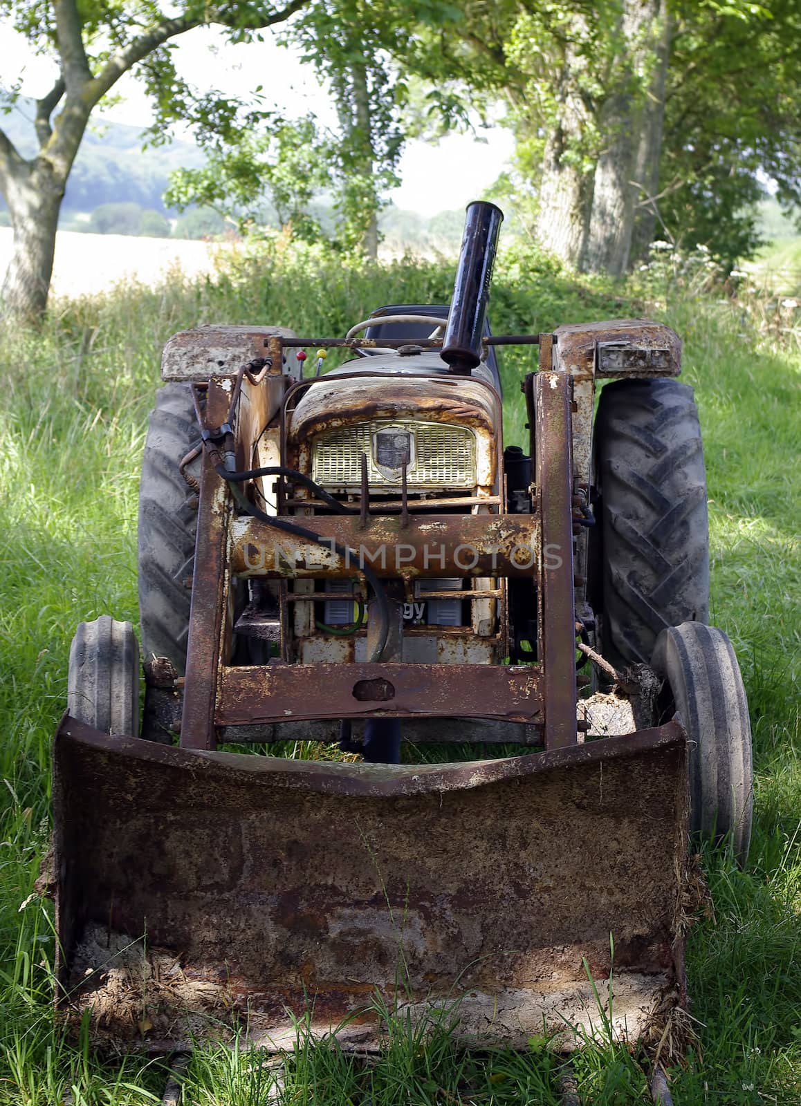 an old rusty tractor by potts312
