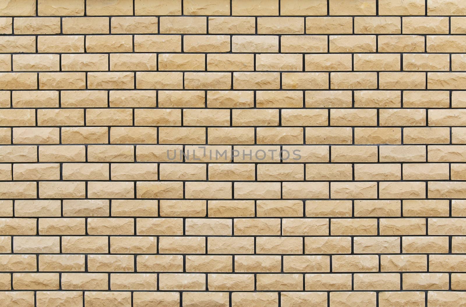 New and Clean yellow Brick Wall 