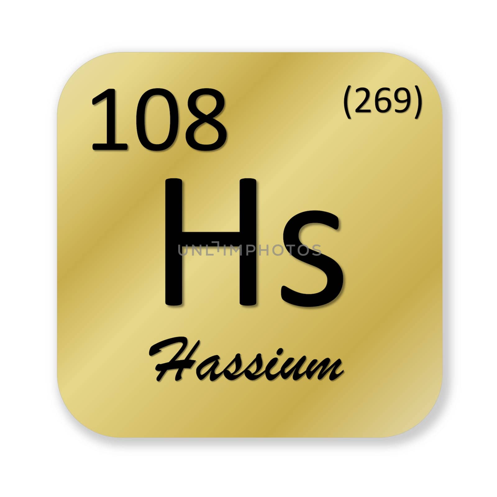 Hassium element by Elenaphotos21