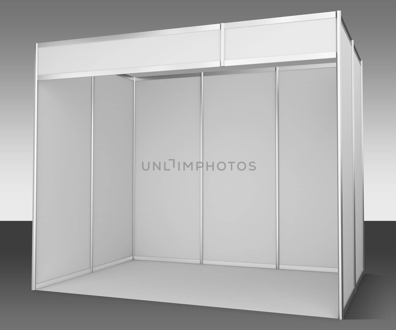 Template for easy presentation of a standard stand