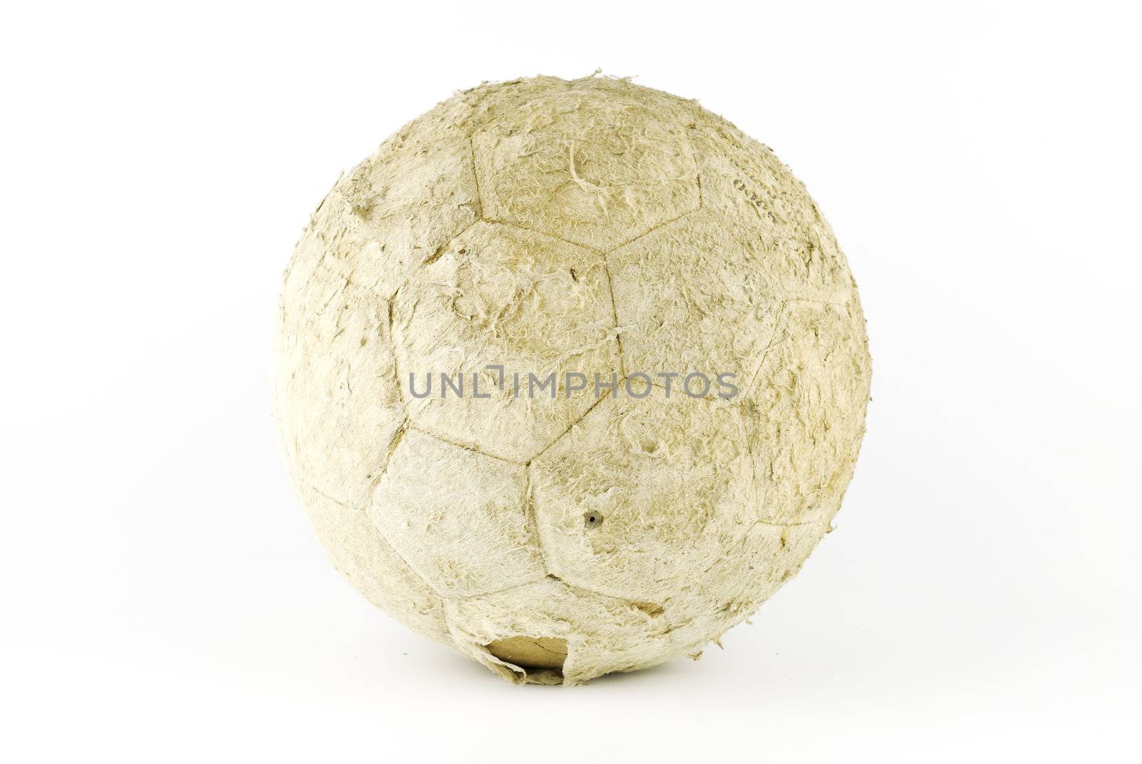 Old soccer ball