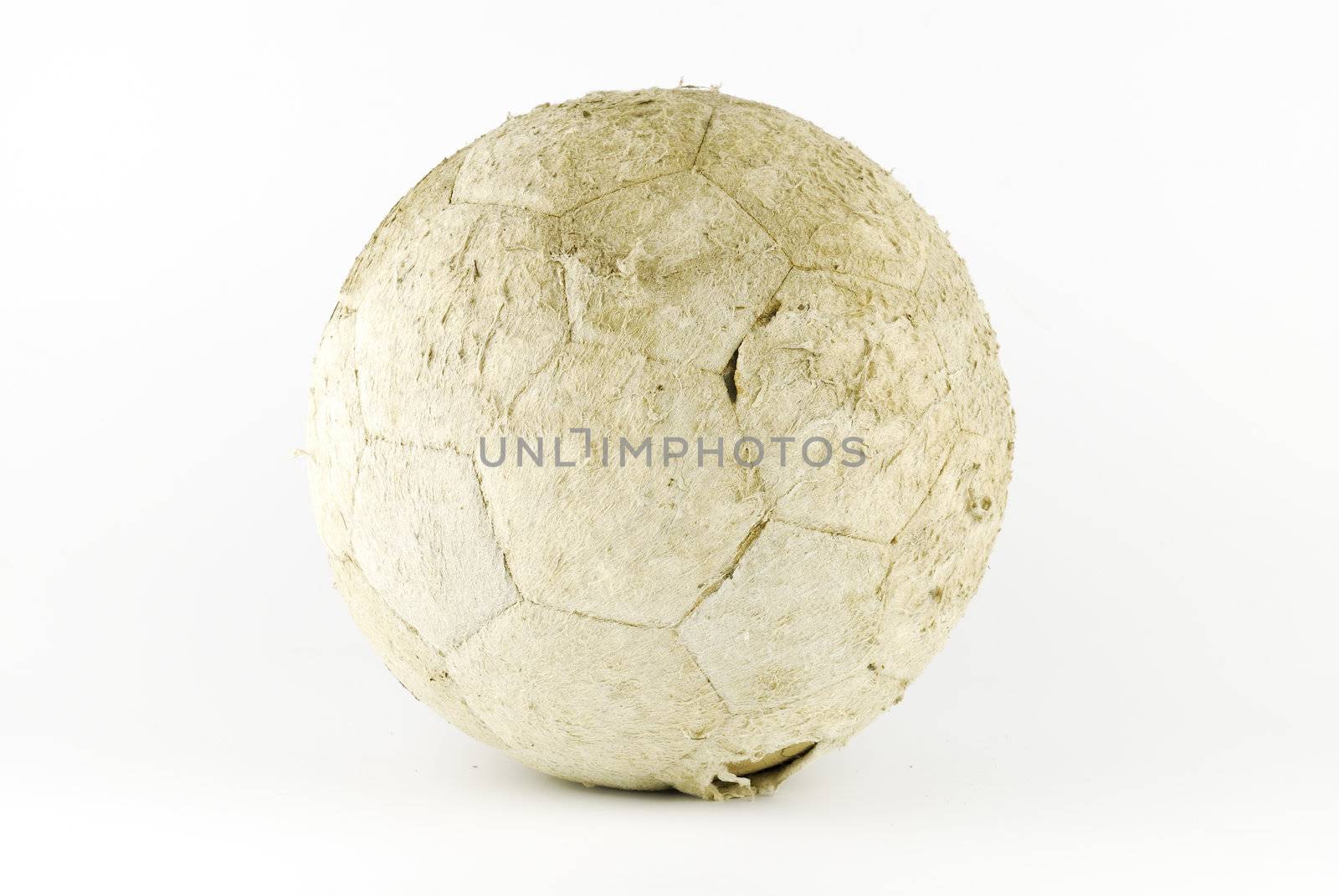 Old soccer ball