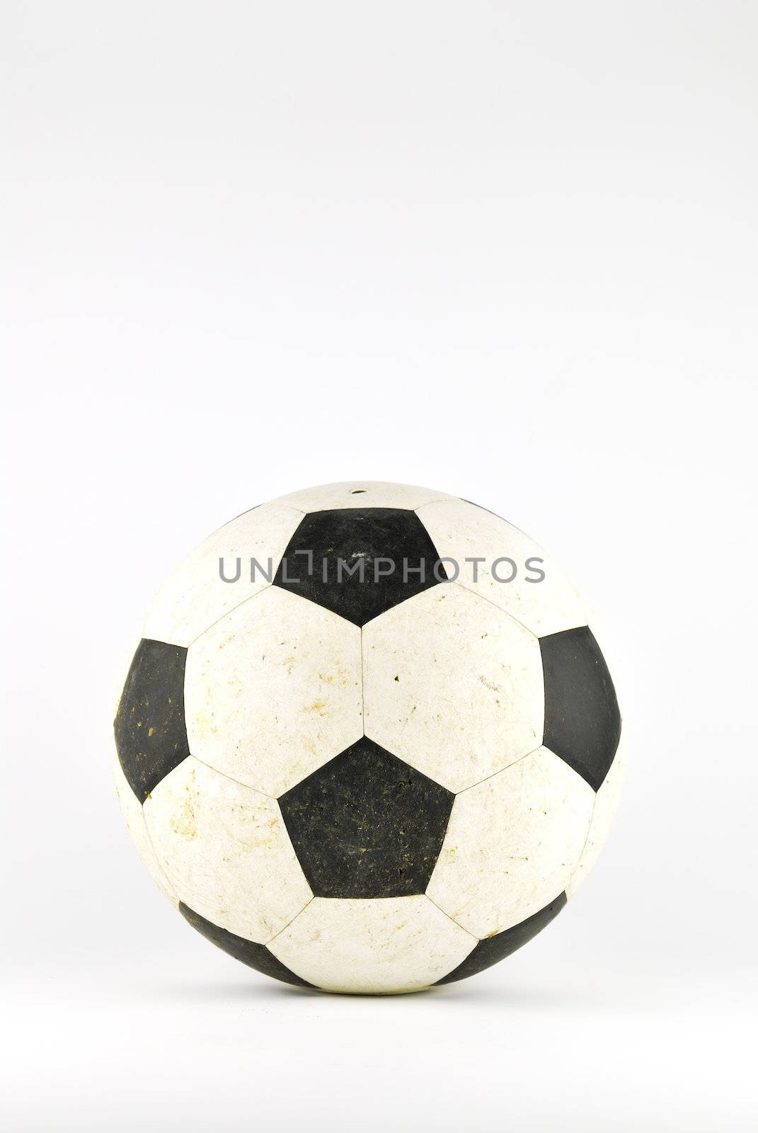 Old soccer ball