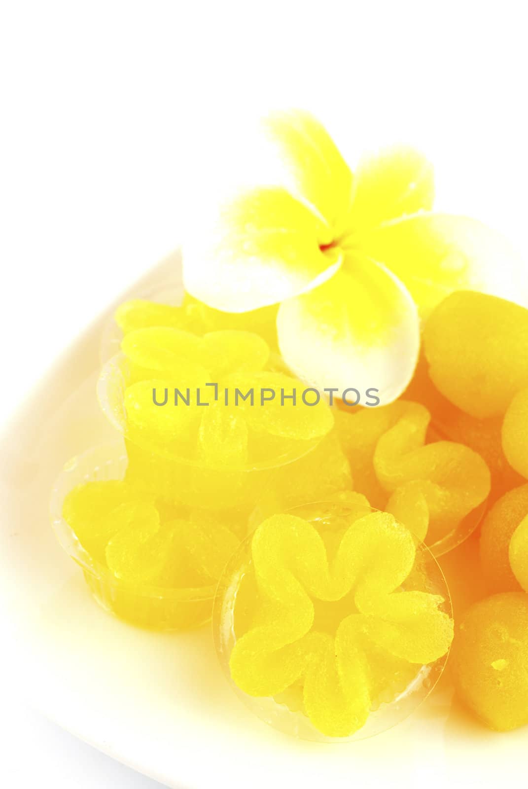 Thai sweet desert thongyhib thongyhod