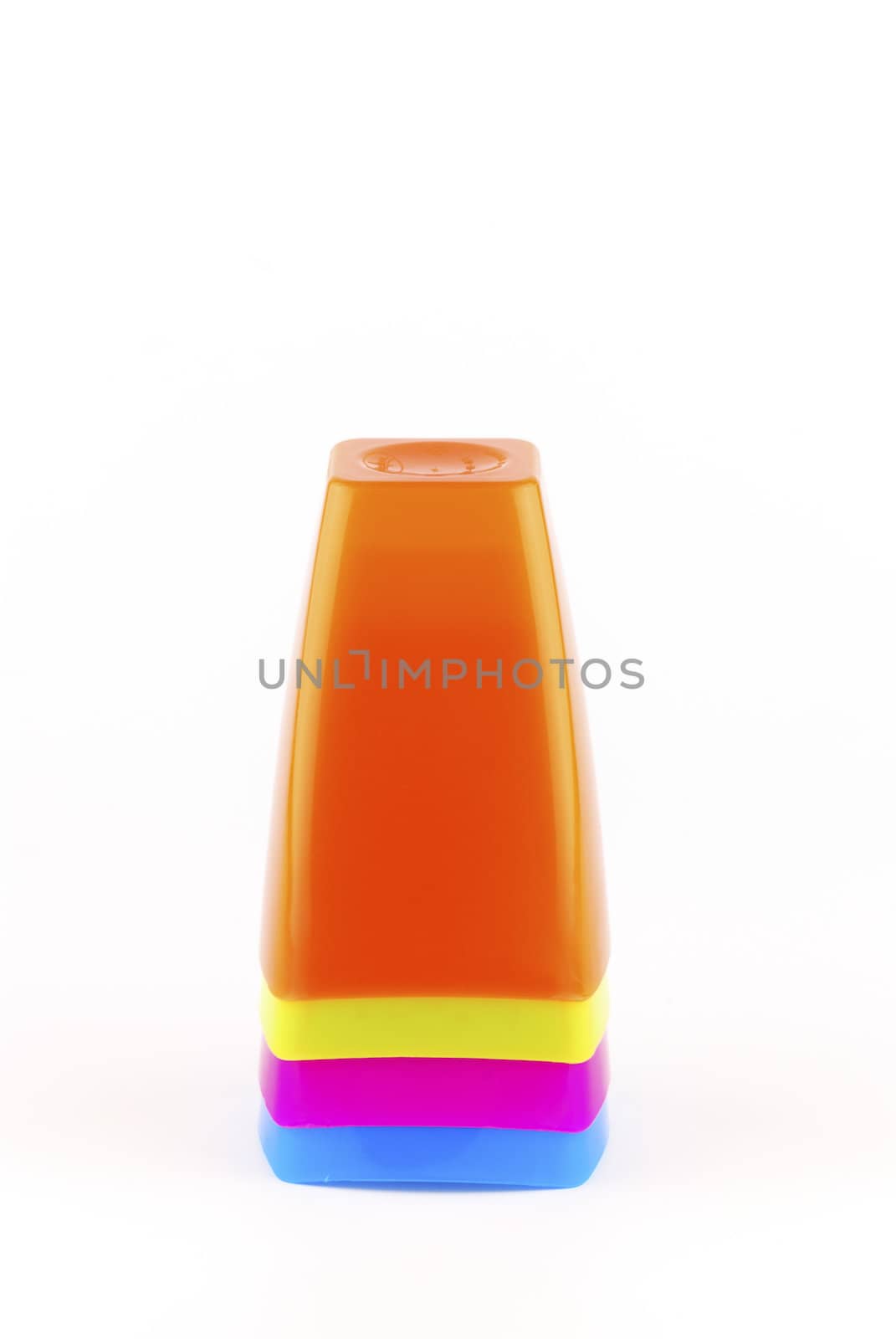 Colorful plastic glasses