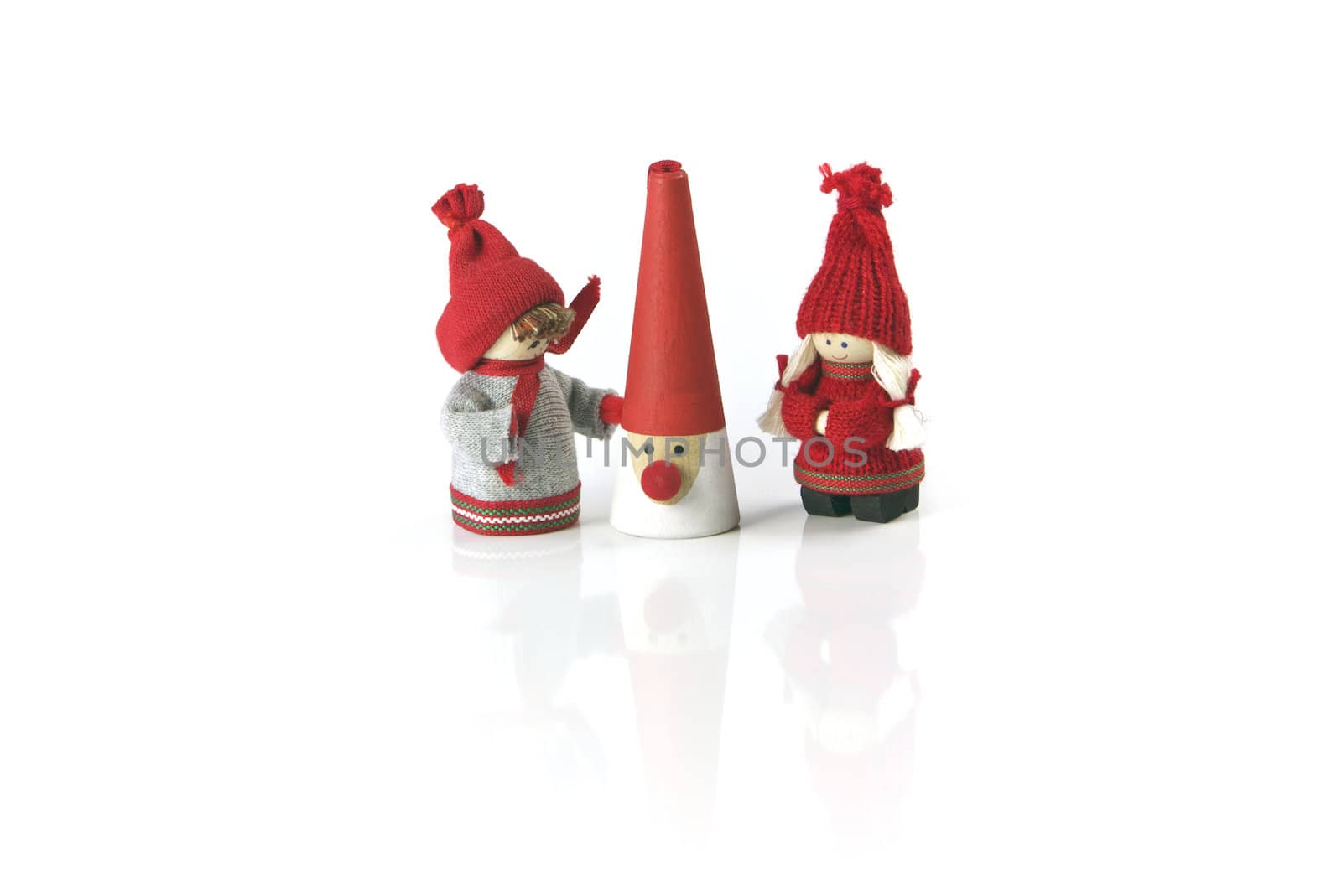 Christmas Festive Season Objects in a row Festive Christmas Object Decoration Figure