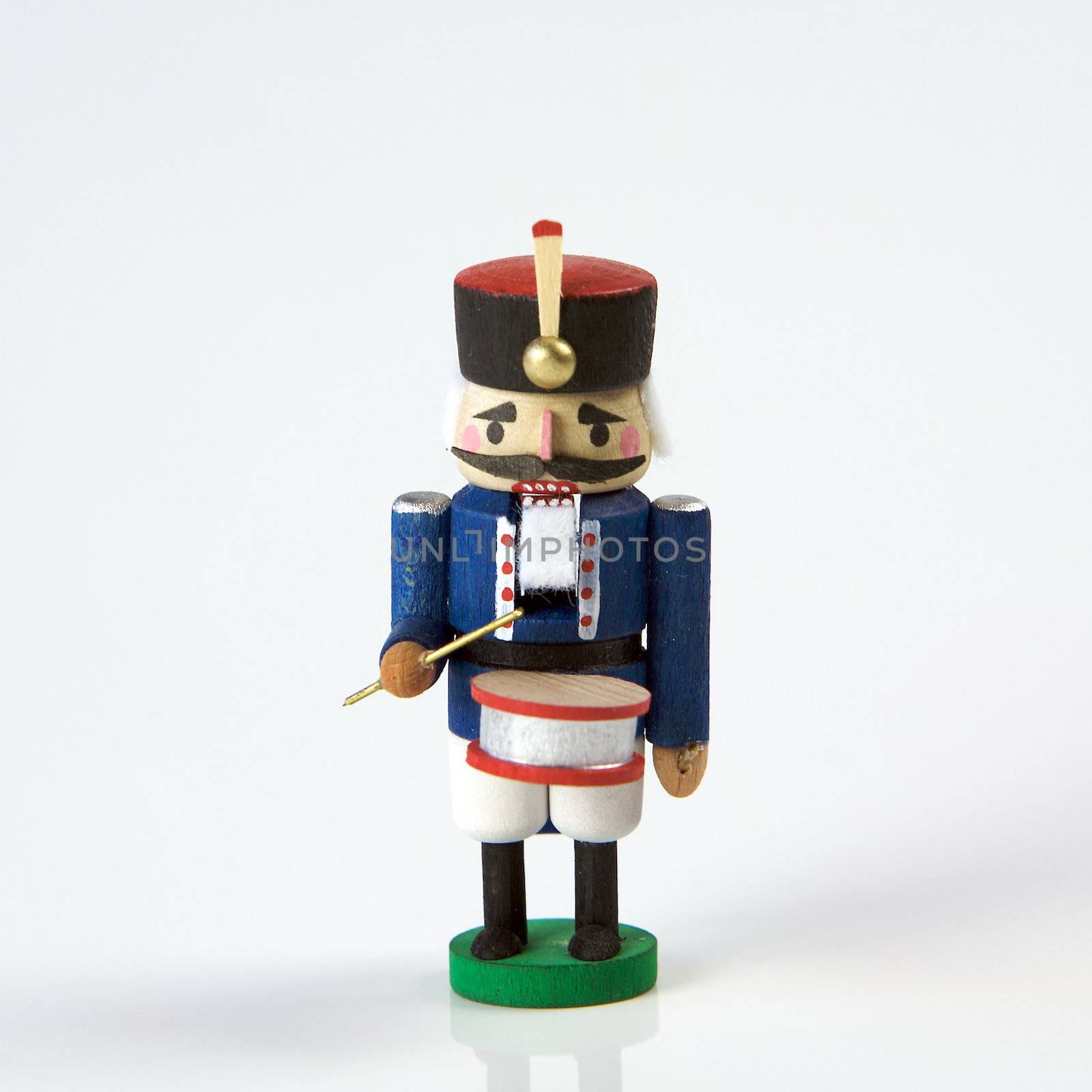 Nutcracker Isolated on a White Background