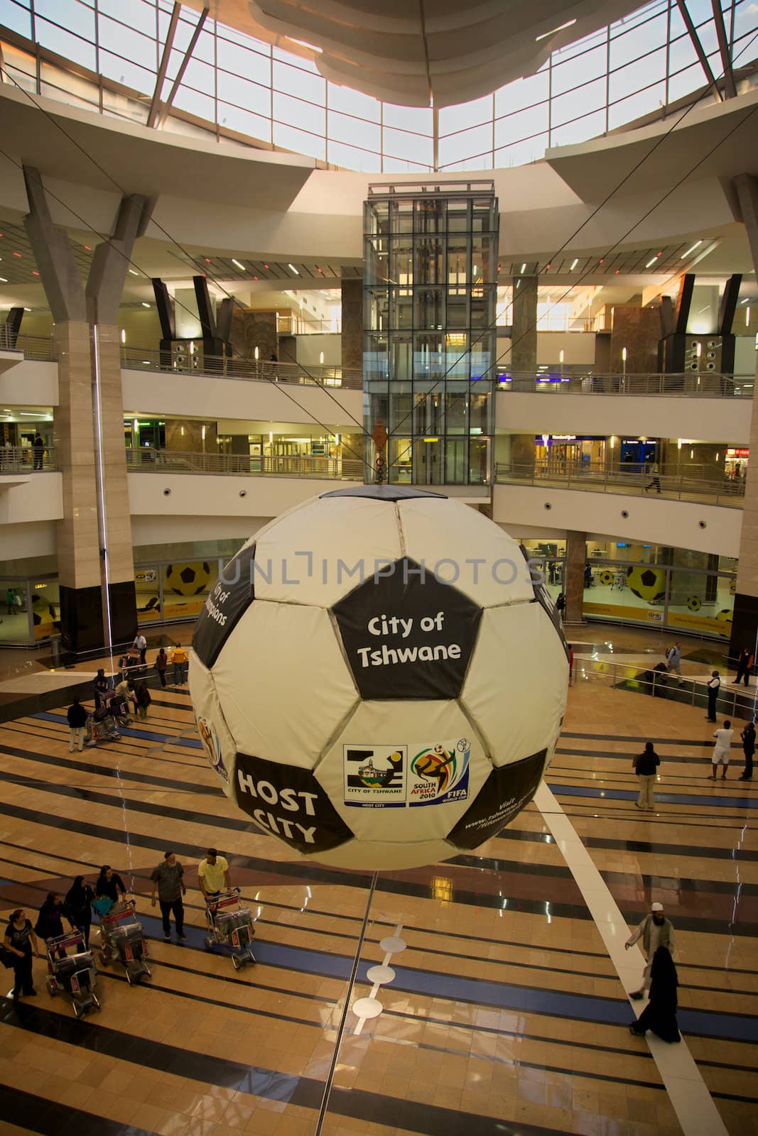 Johannesburg Airport for the Football or Soccer World Cup by instinia