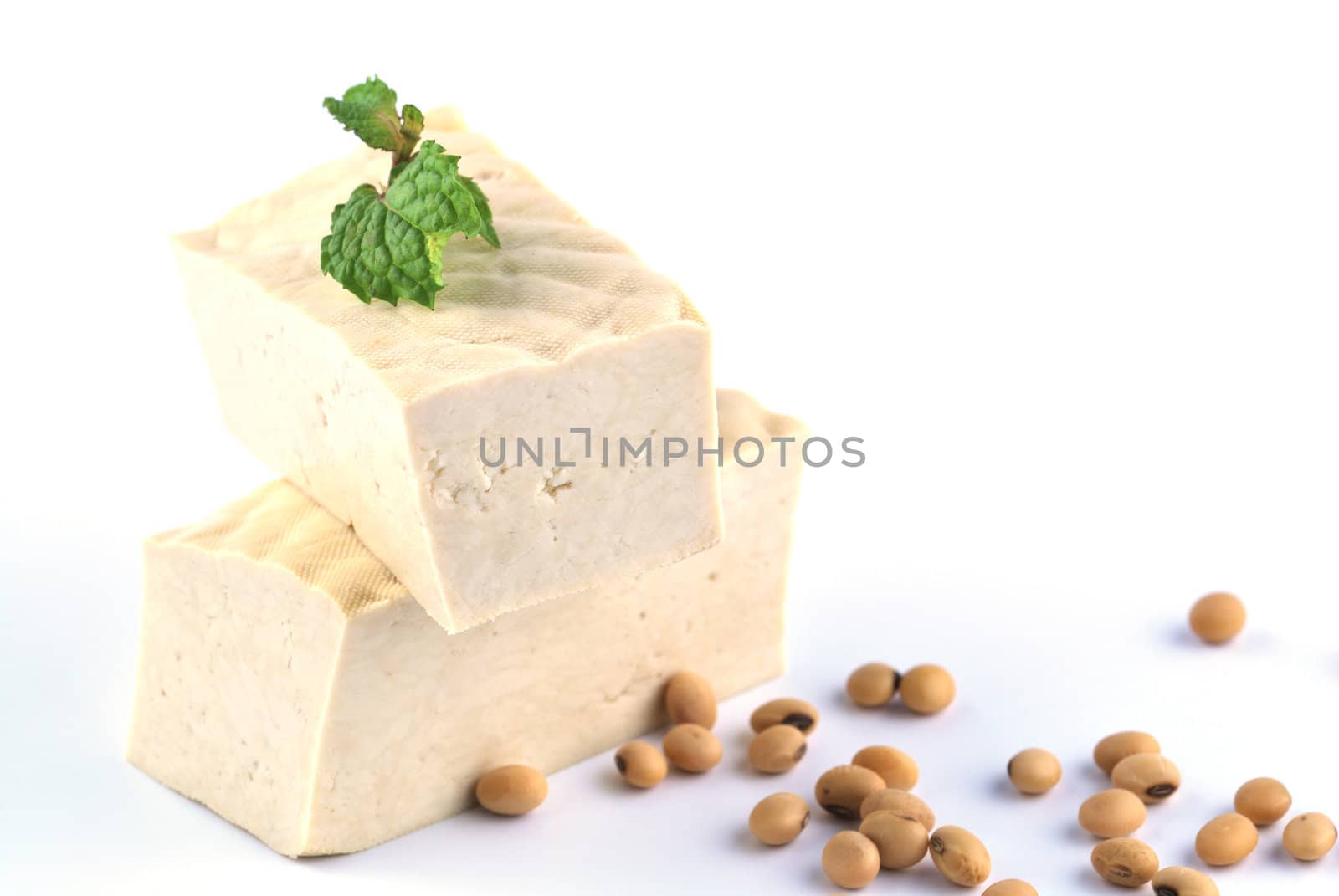 tofu and soy beans