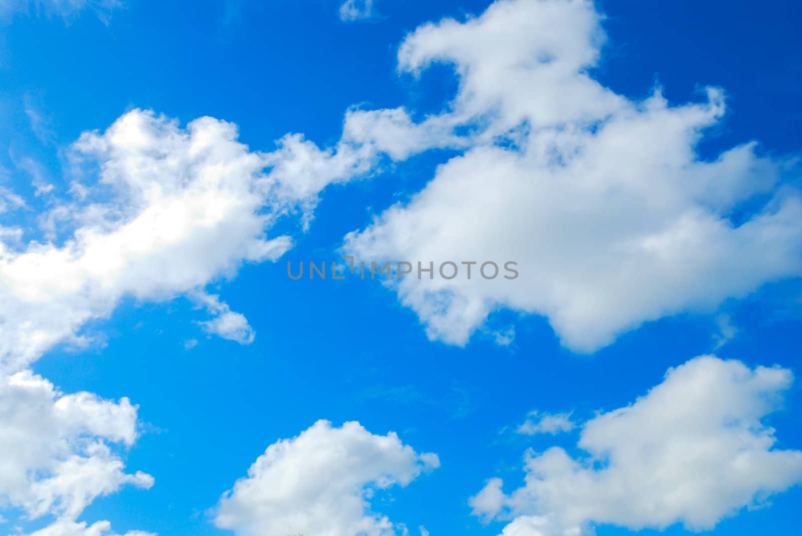 Cloud in blue sky