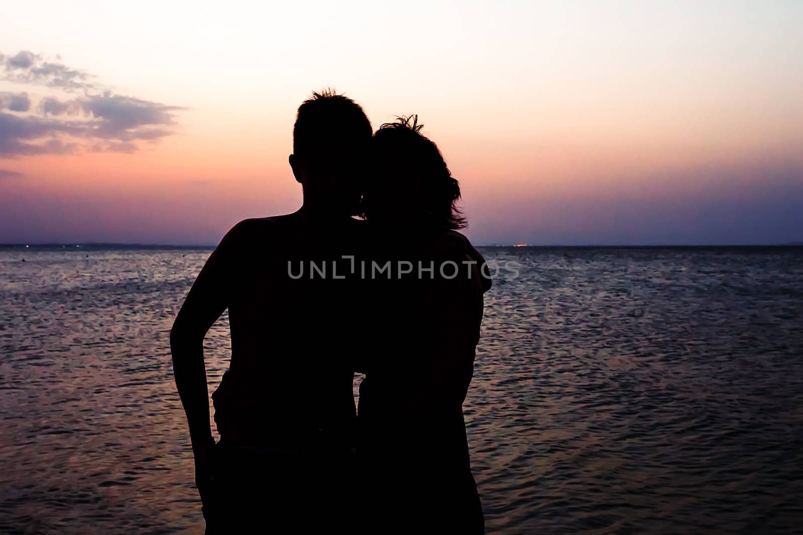 Couple Man and Woman on beach by artush