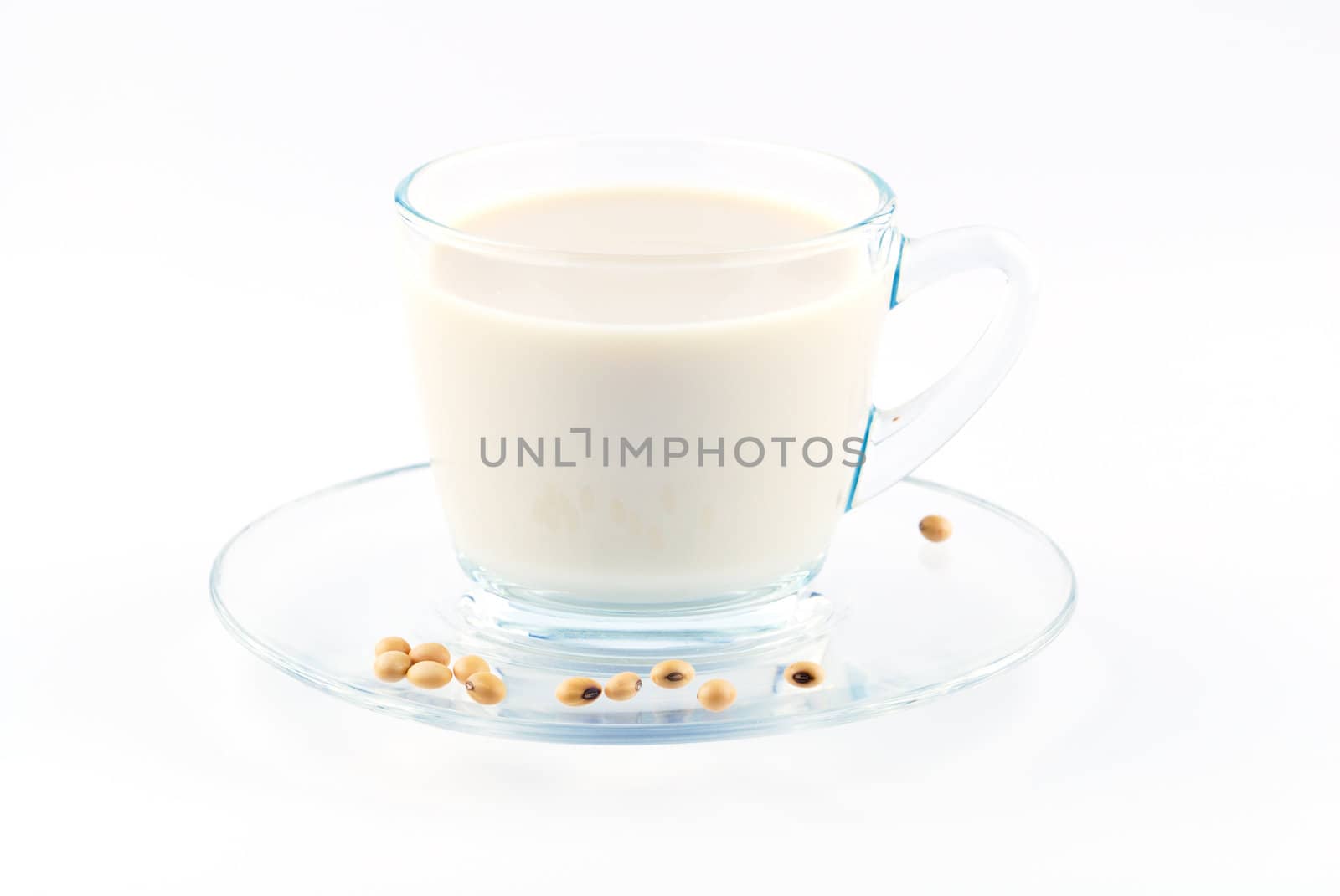 soy milk with soy beans by teen00000