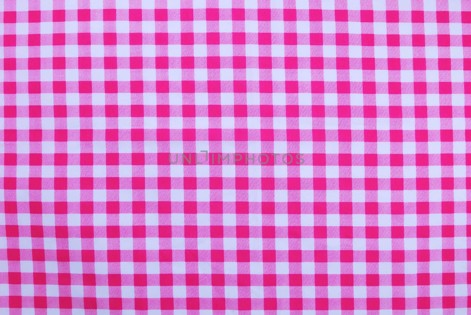 Pink checkered tablecloth texture