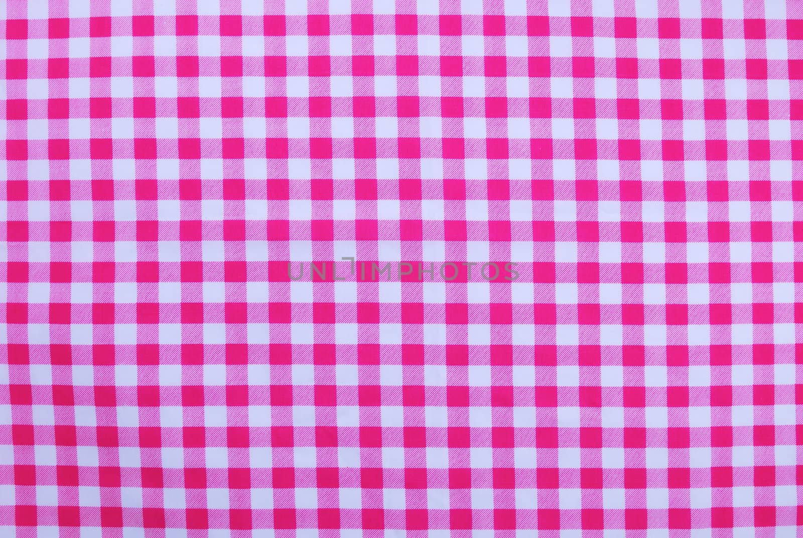 Pink checkered tablecloth texture