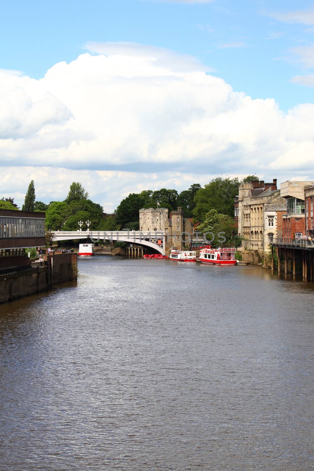 river Ouse in the City of York Yorkshire UK showing the Lendal Bridge by mitzy