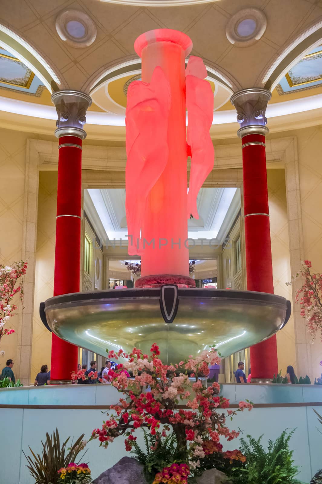 LAS VEGAS - MARCH 15 : The interior of Palazzo hotel and Casino on March 15, 2014 in Las Vegas. Palazzo hotel opened in 2008 and it is the tallest completed building in Las Vegas