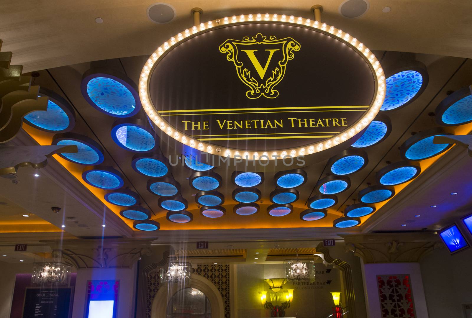 LAS VEGAS - APRIL 05 : The interior of the Venetian hotel & Casino in Las Vegas on April 05, 2014. With more than 4000 suites it's one of the most famous hotels in the world.