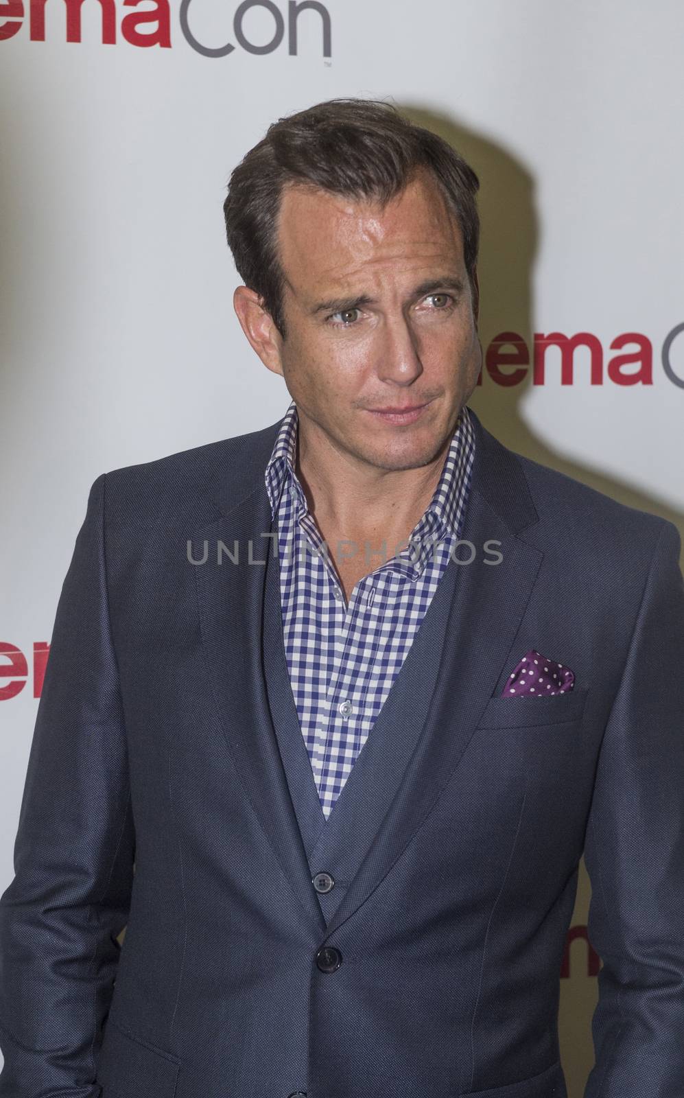 LAS VEGAS, NV - MARCH 24: Actor Will Arnett arrives at the 2014 CinemaCon Paramount opening night presentation at Caesars Palace on March 24, 2014 in Las Vegas, Nevada
