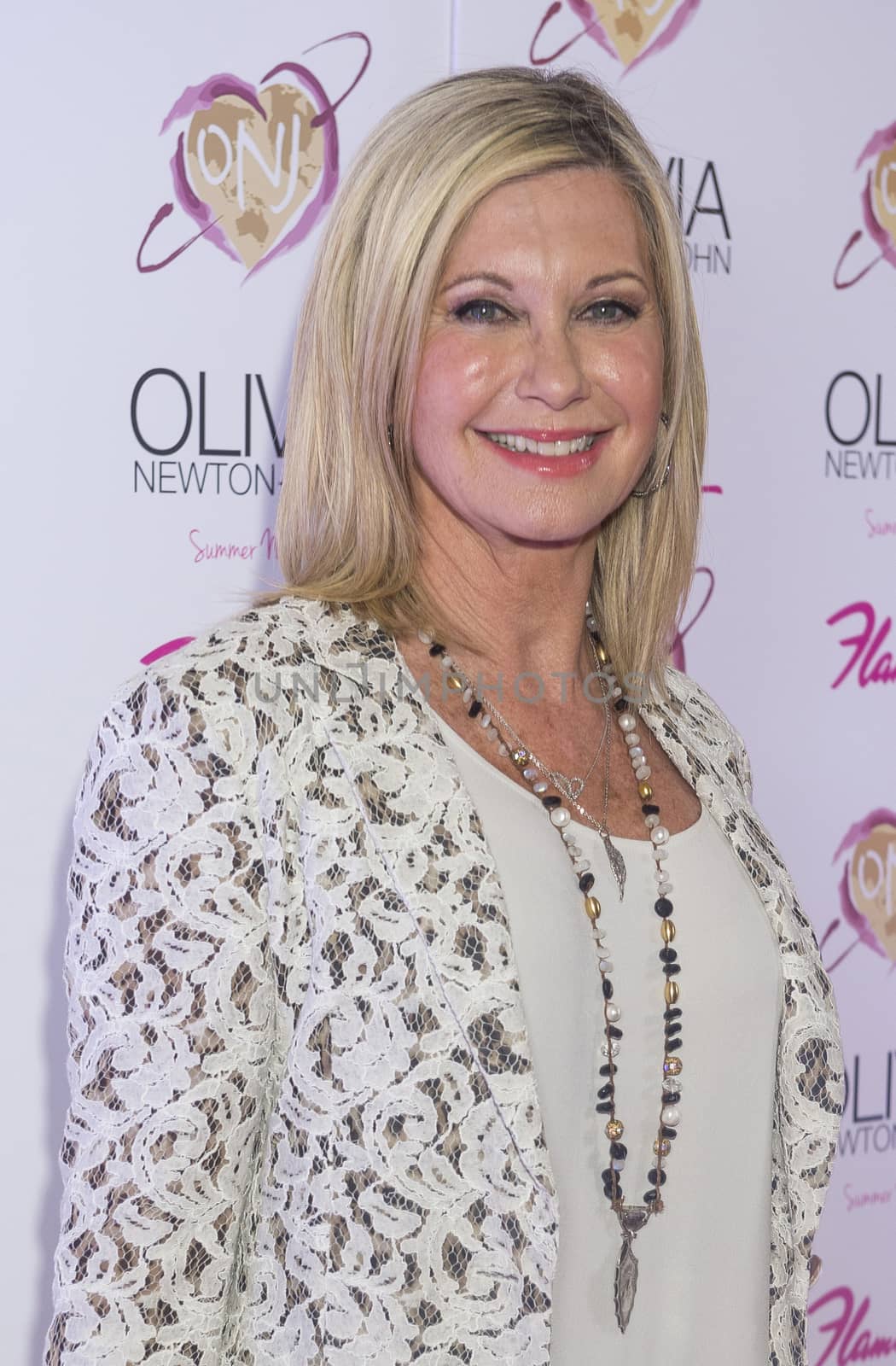 LAS VEGAS, NV - APRIL 11: Entertainer Olivia Newton-John attends the grand opening of her residency show 'Summer Nights' at Flamingo Las Vegas on April 11, 2014 in Las Vega