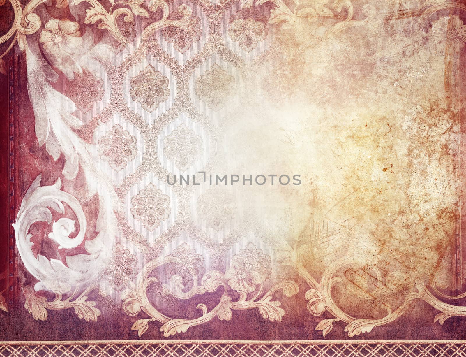 Floral background. Space for advertising copy