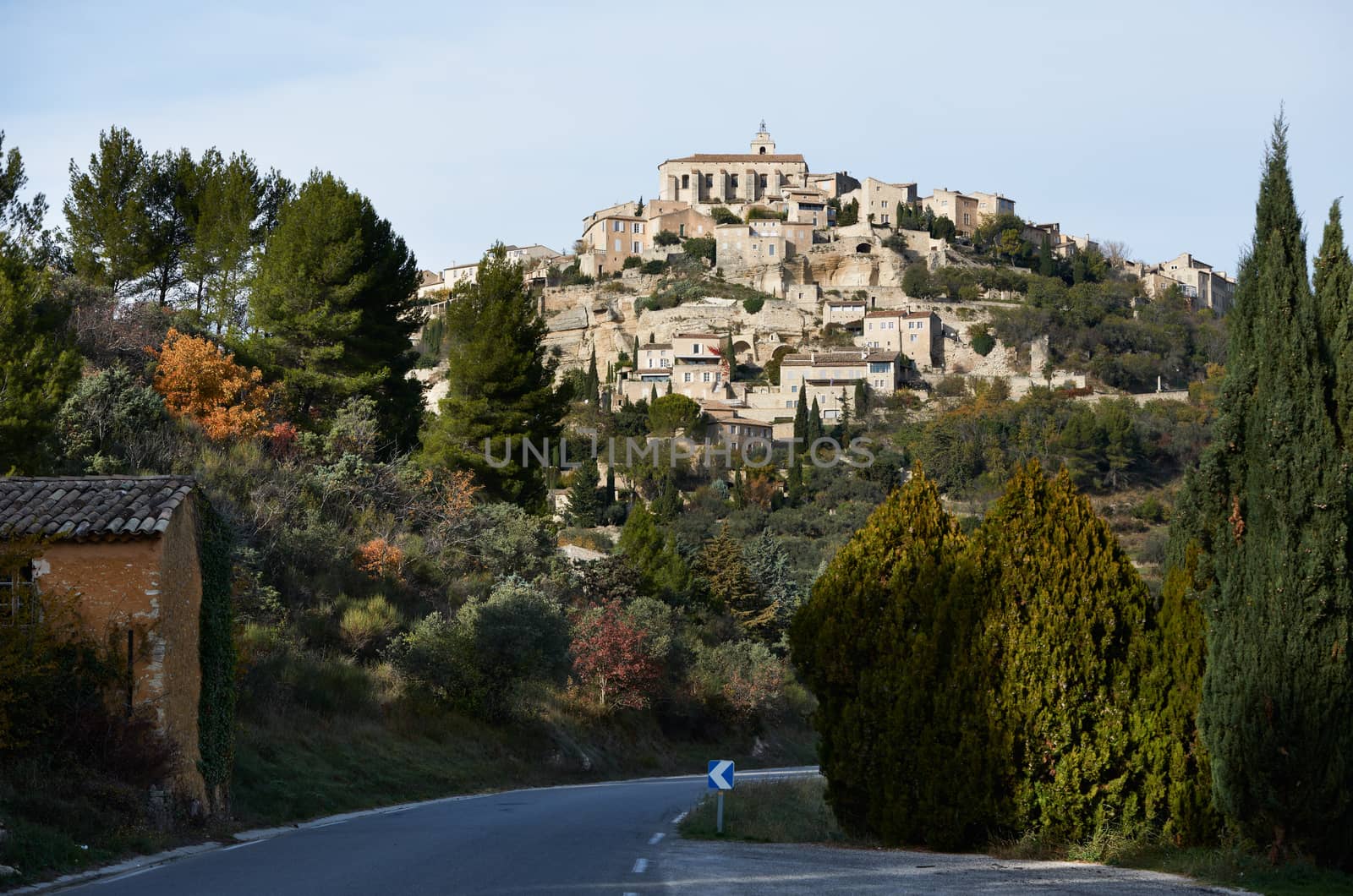 Provence Medieval village of Gordes in Luberon region, France