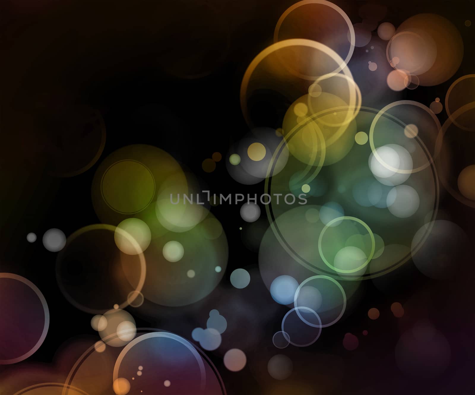 Circles abstract color background