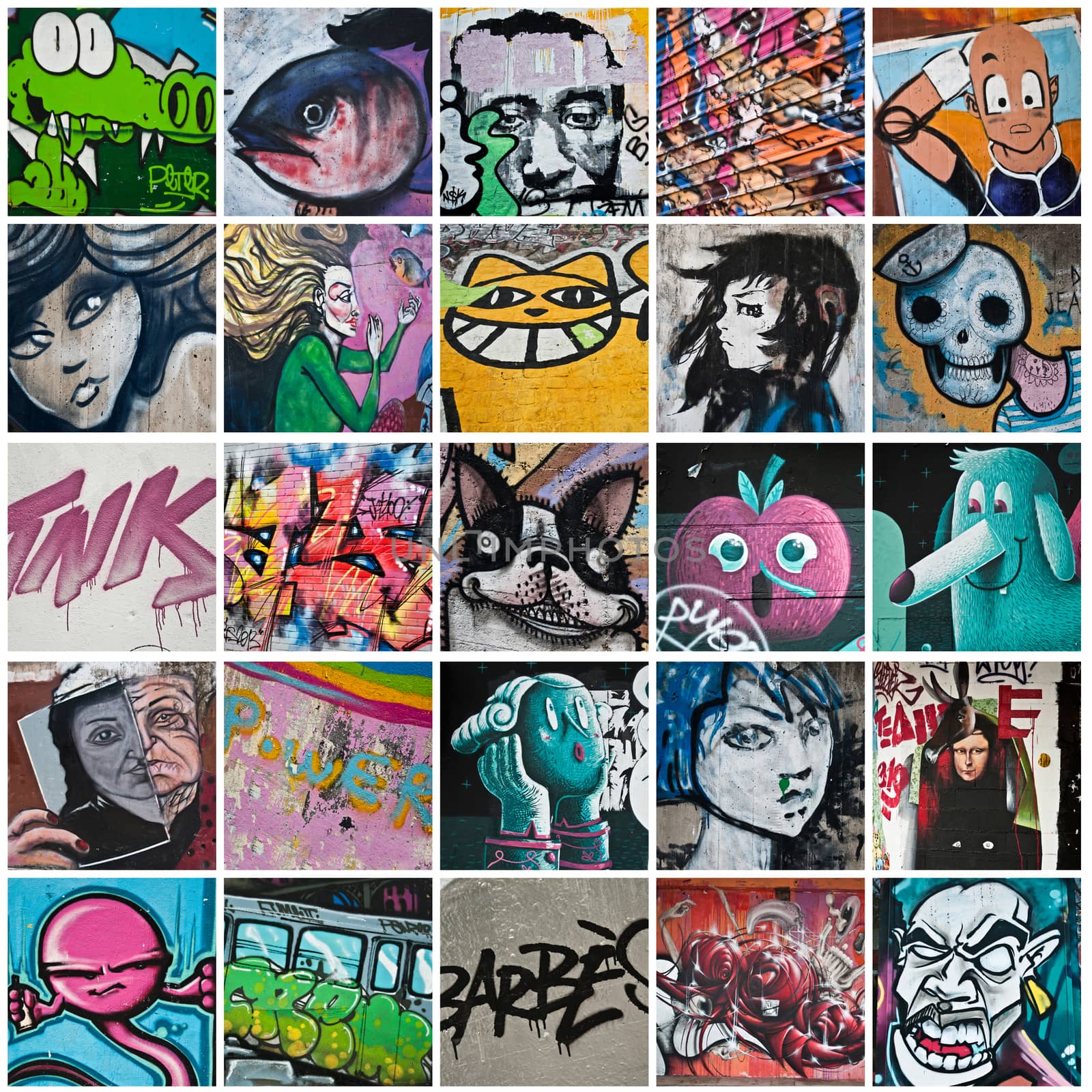 urban Art collage by NeydtStock