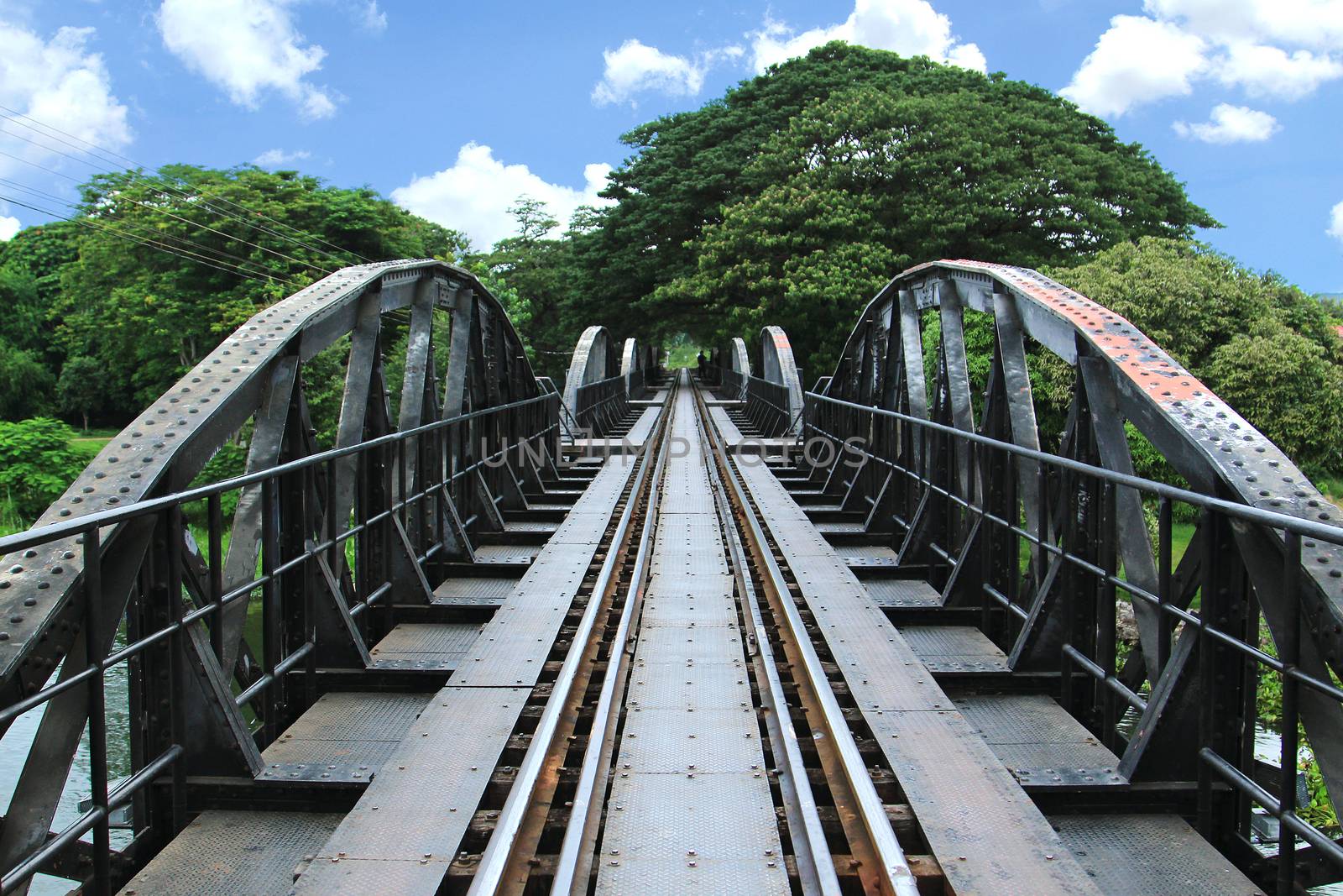 Bridge on the river Kwai, Kanchanaburi, Thailand