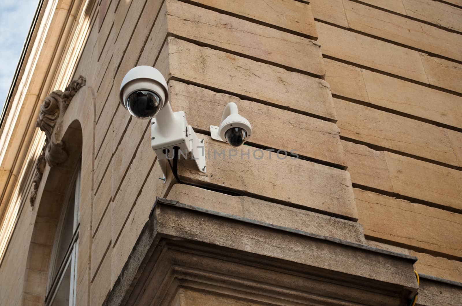 electronic security video camera  of surveillance