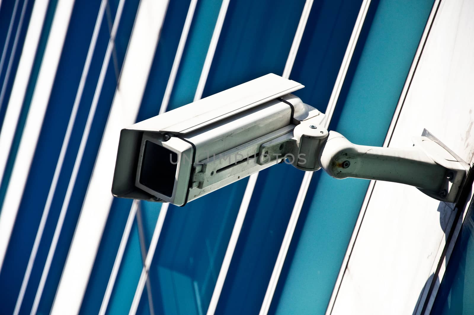electronic security video camera  of surveillance by NeydtStock