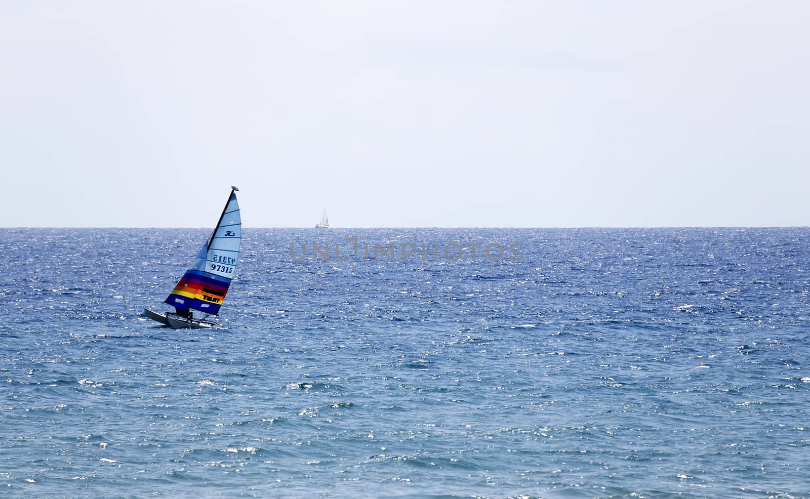 catamaran in the Mediterranean sea