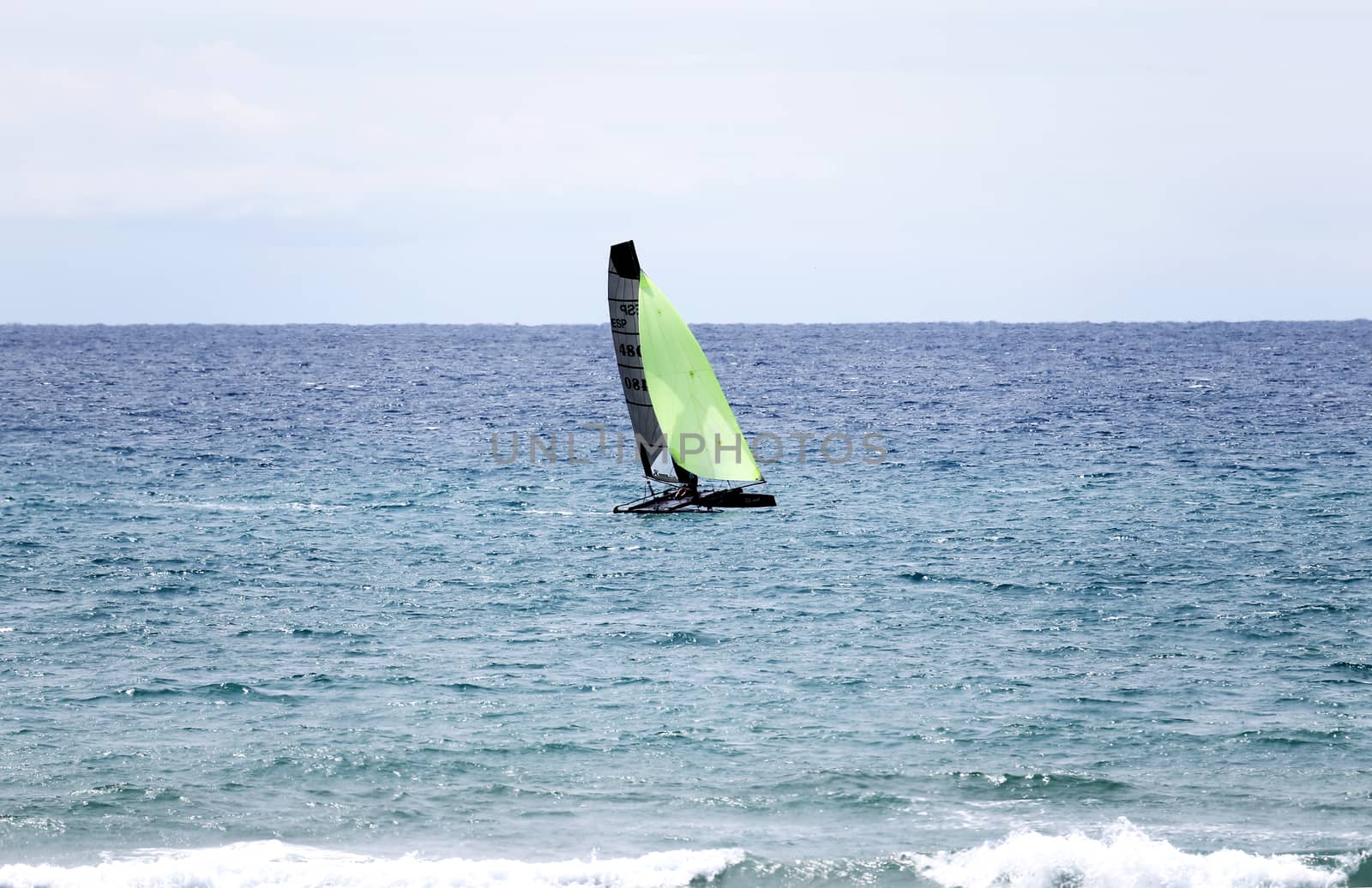 catamaran in the Mediterranean sea