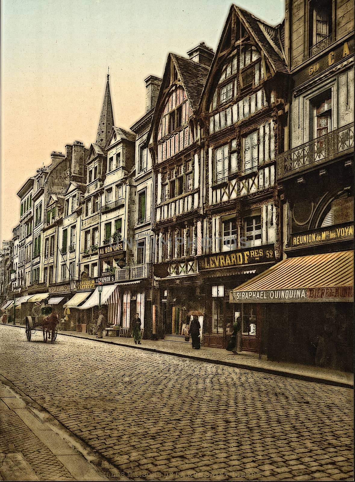 Rue St. Pierre, Caen, France,