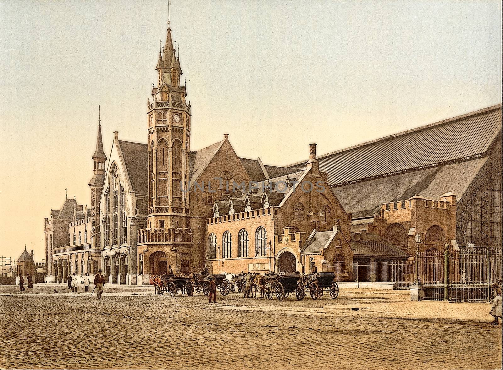 The station, Bruges, Belgium,