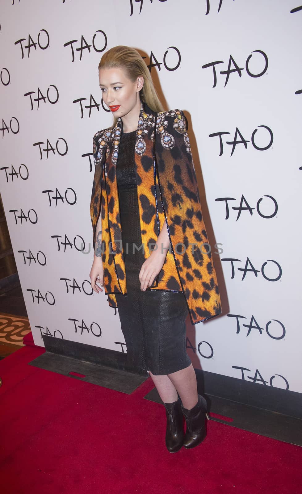 LAS VEGAS, NV - APRIL 05: Recording artist and model Iggy Azalea arrives at the Tao Nightclub at The Venetian Las Vegas on April 5, 2014 in Las Vegas, Nevada