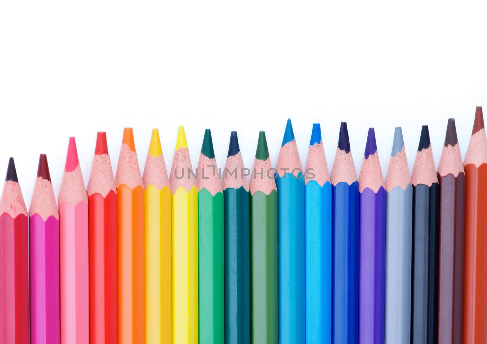 Colorful Pencils Frame by zhekos