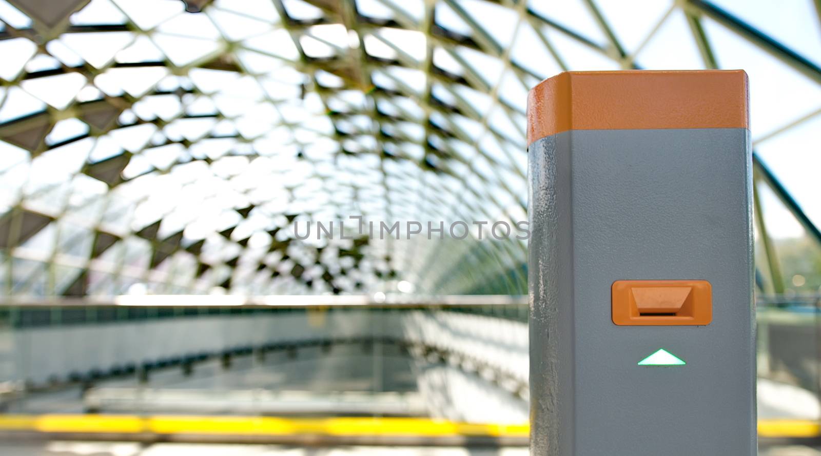 Ticket validator at an underground station by anderm