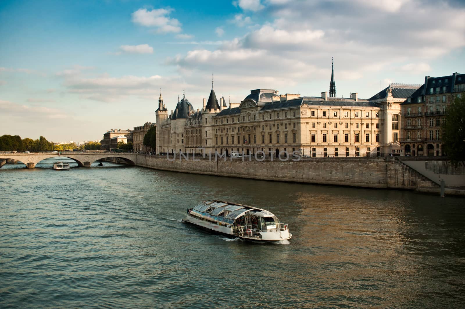 Seine river in Paris by NeydtStock