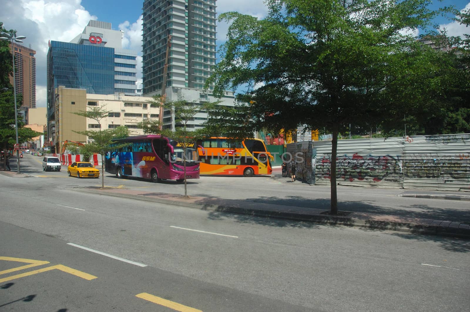 Kuala Lumpur road traffic by bluemarine