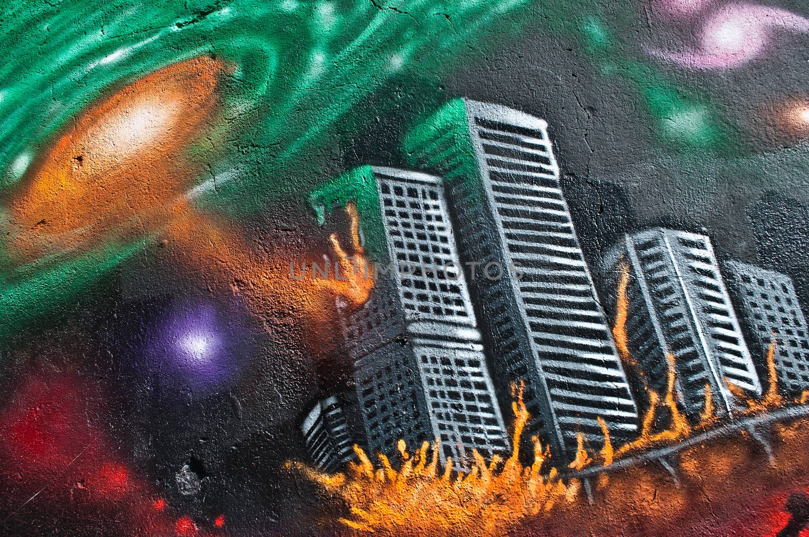 Urban Art - end of the world by NeydtStock