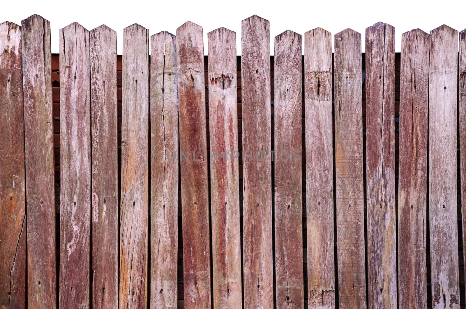 Wooden fence by NuwatPhoto