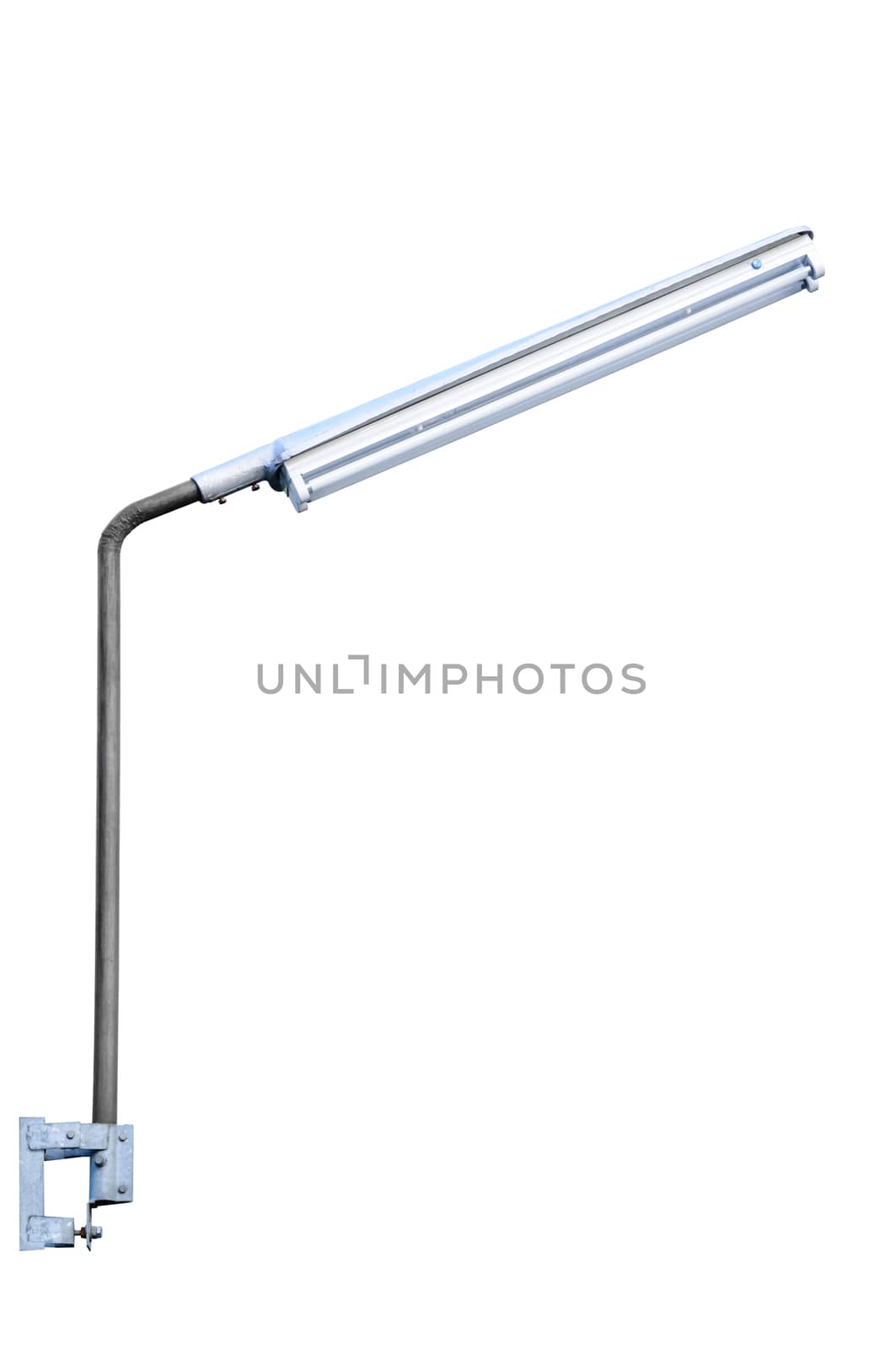 Street light  isolated on white background,with clipping path 
