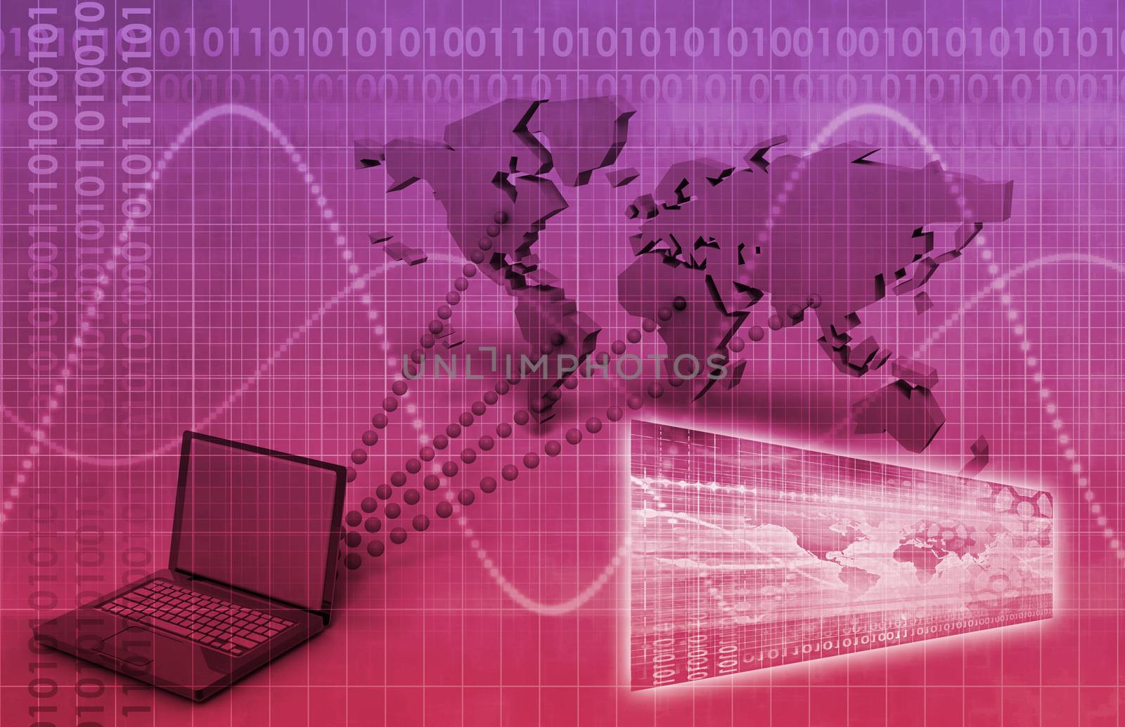 Worldwide Computer Connectivity and Mobility as Art